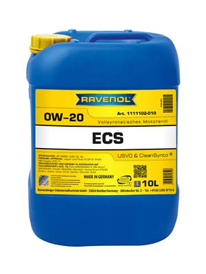 Motorový olej - 0W20 ECS 10L
